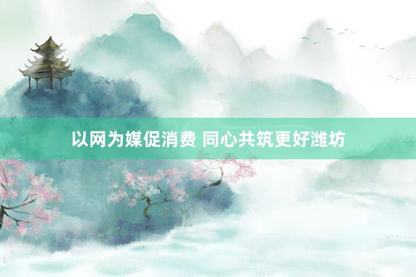 以网为媒促消费 同心共筑更好潍坊