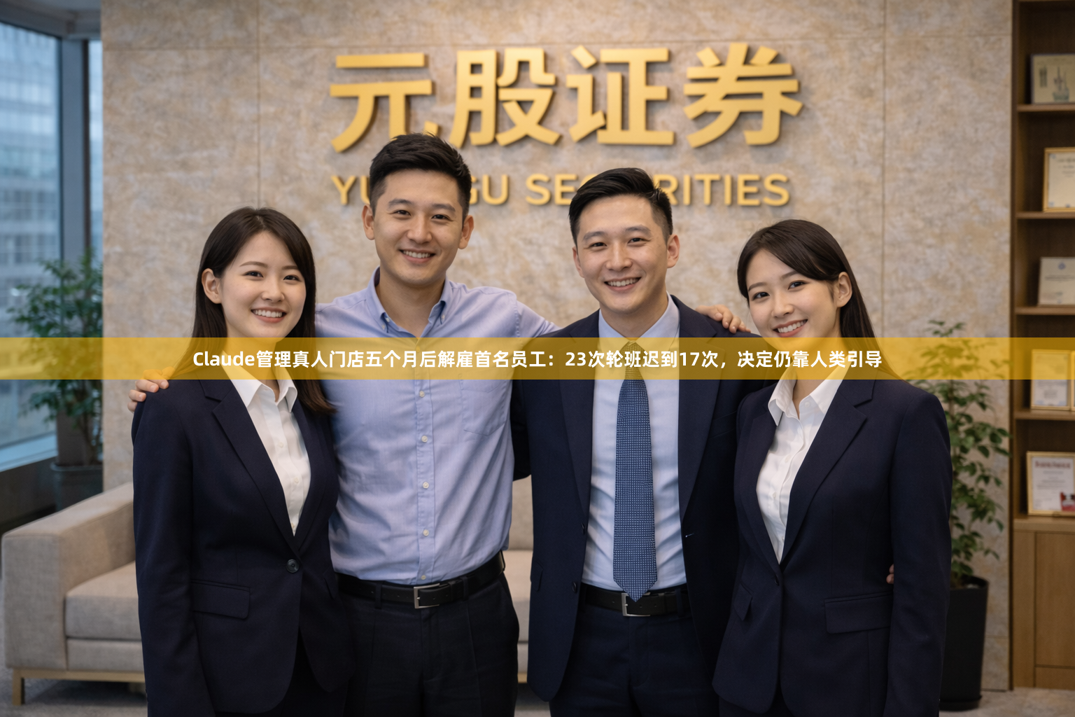 Claude管理真人门店五个月后解雇首名员工：23次轮班迟到17次，决定仍靠人类引导