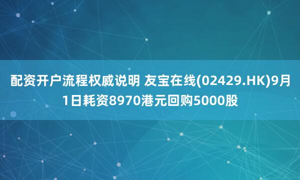 配资开户流程权威说明 友宝在线(02429.HK)9月1日耗资8970港元回购5000股