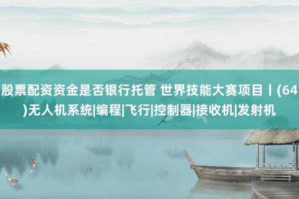 股票配资资金是否银行托管 世界技能大赛项目丨(64)无人机系统|编程|飞行|控制器|接收机|发射机