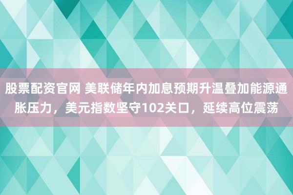股票配资官网 美联储年内加息预期升温叠加能源通胀压力,美元指数坚守102关口,延续高位震荡